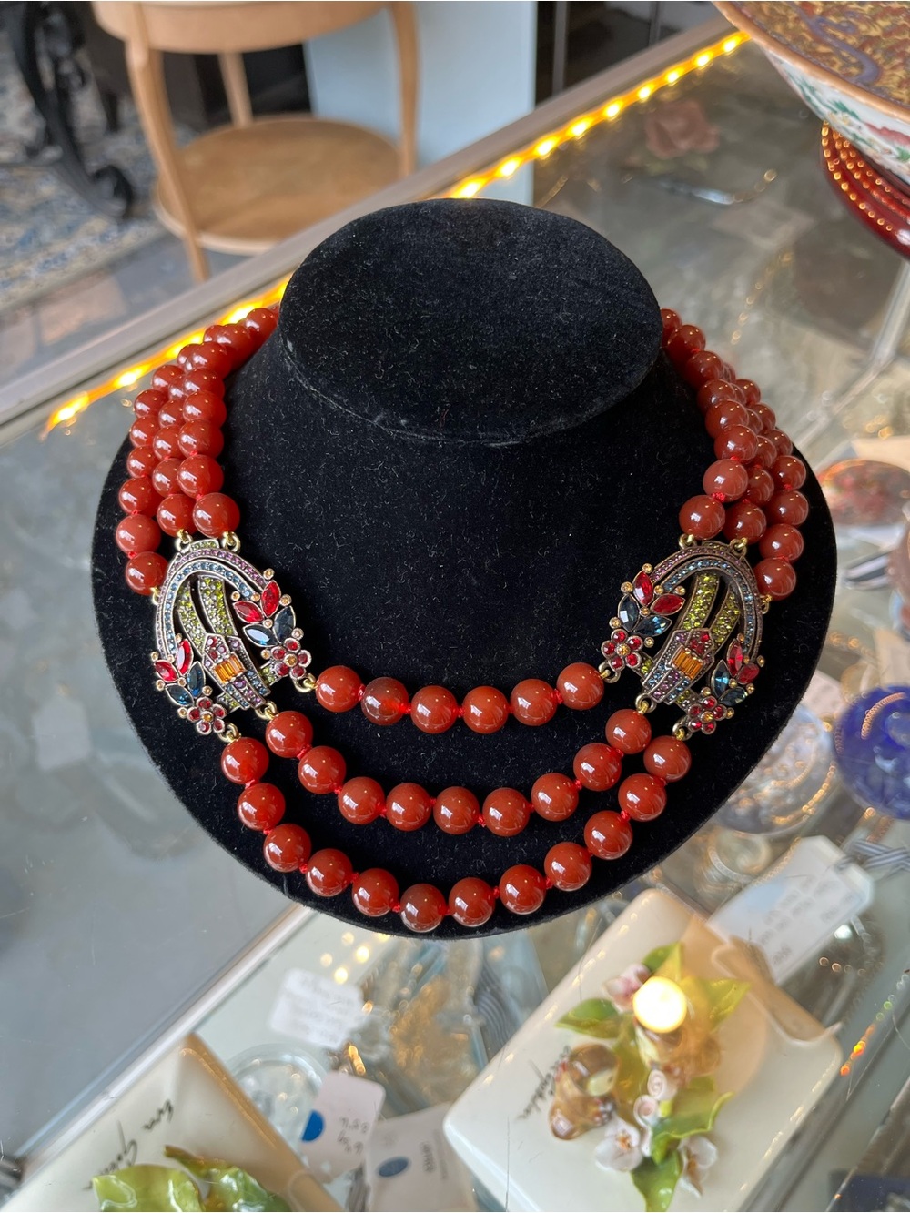 Heidi Daus “Majestic Elegance” Statement Necklace